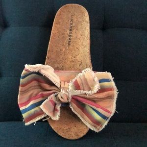 LUCKY Brand Cork Slides